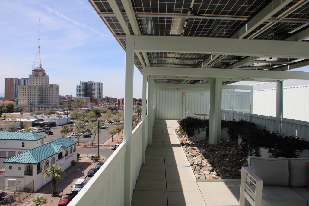 Ida on McKinley is a multi-use development made from shipping containers