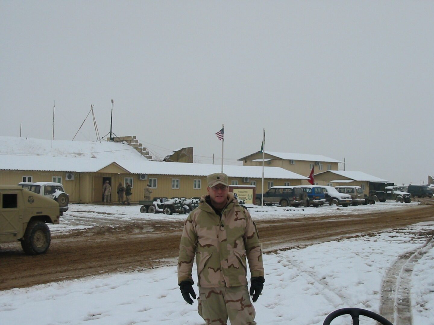 Mr. Runkle (then Lt. Col. Runkle) in Uzbekistan